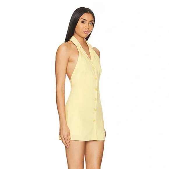 SNDYS. Revolve Dress in Butter Large NWT - Picture 3 of 6